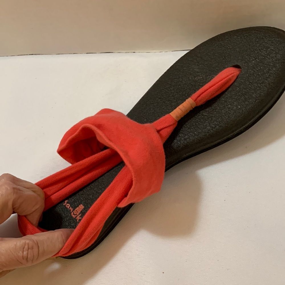 Sanyo Yoga Sling size 10 Sandals with textile upper and man-made sole